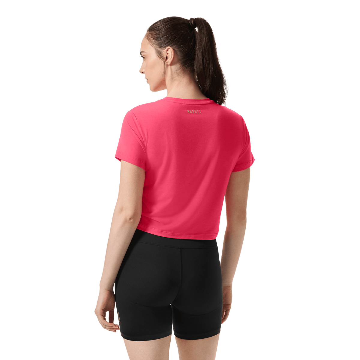Women's Punch U Boxy Tee Back On Body Angle.