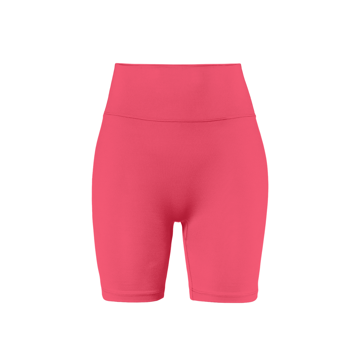 Women's Punch U High-Rise Matte Short 6" Front Silhouette Angle.