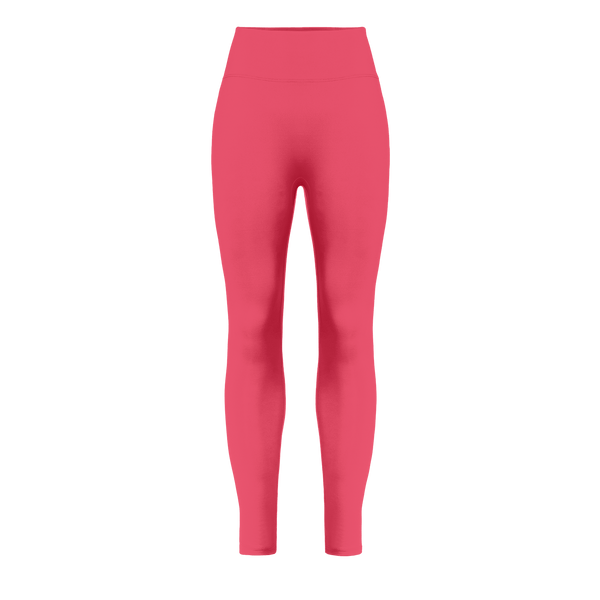 Women's Punch U High-Rise Matte Tight 25" Front Silhouette Angle.