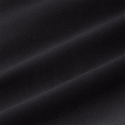 Women's Black U High-Rise Matte Tight 28" Macro Detail Angle.
