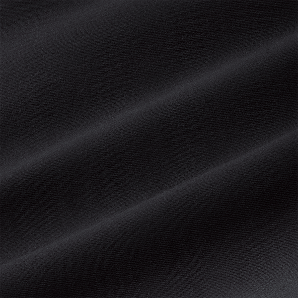 Women's Black U High-Rise Matte Tight 28" Macro Detail Angle.