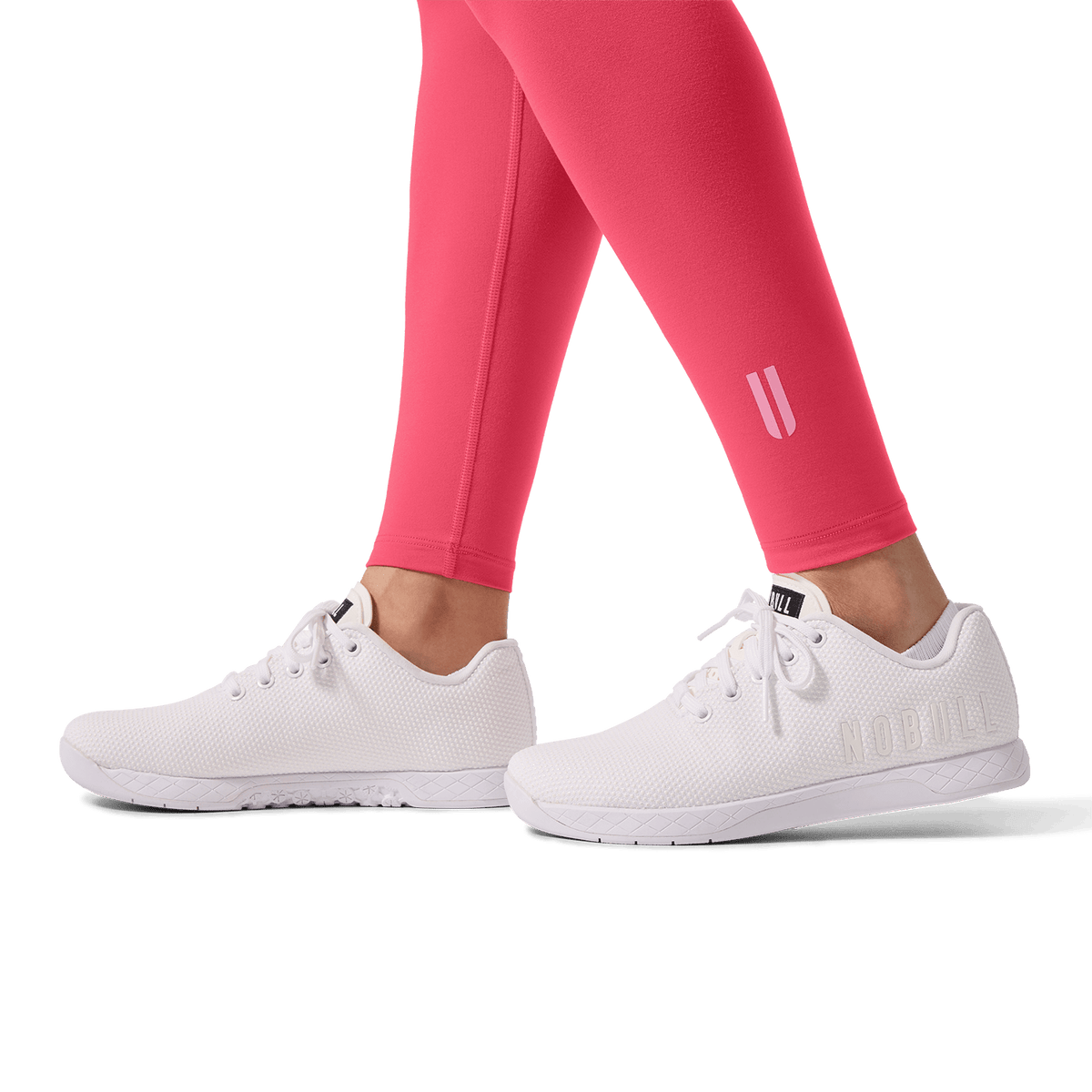 Women's Punch U High-Rise Matte Tight 28" Detail Angle.