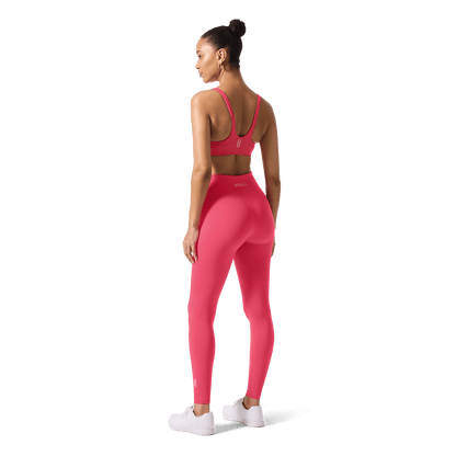 Women's Punch U High-Rise Matte Tight 28" Back Full Body Angle.