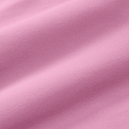 Women's Soft Pink U Matte Macro Fabric Detail Angle.