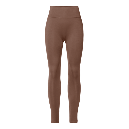 Women's Acorn U High-Rise Matte Tight 28" Front Silhouette Angle.