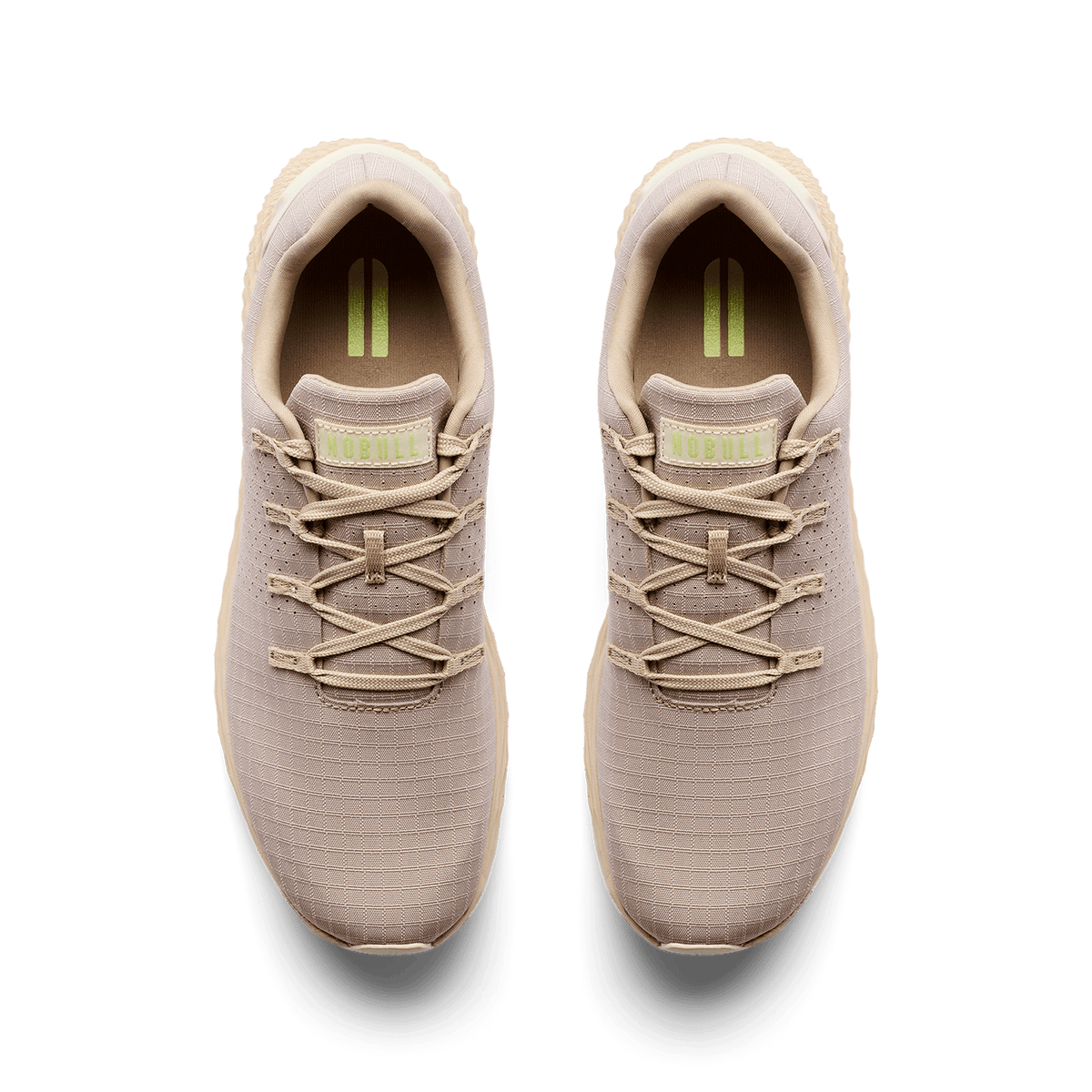 Taupe Allday 365 Shoe Overhead Angle.