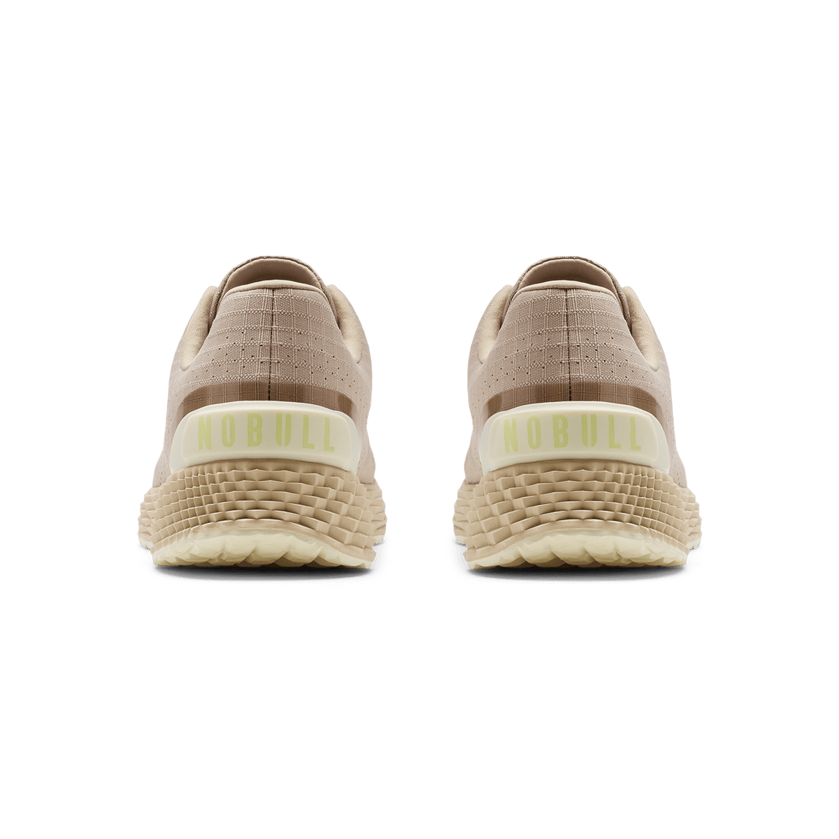 Taupe Allday 365 Shoe Back Angle.