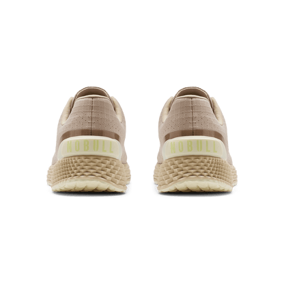 Taupe Allday 365 Shoe Back Angle.