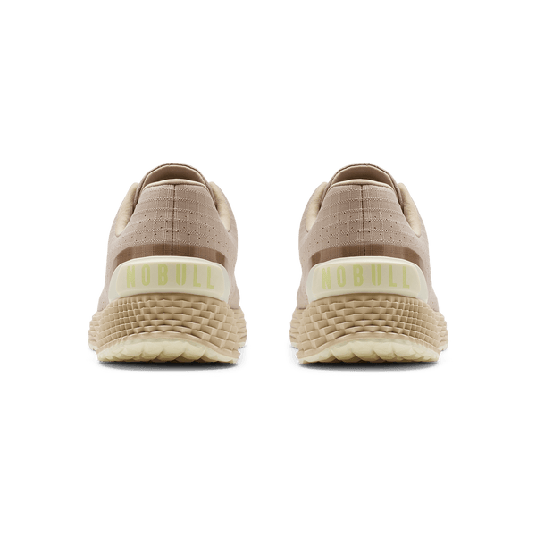 Taupe Allday 365 Shoe Back Angle.