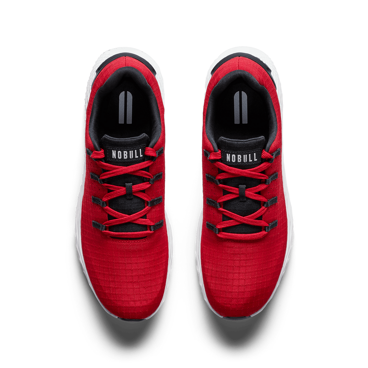 Equestrian Red Classic White Allday 365 Shoe Overhead Angle.
