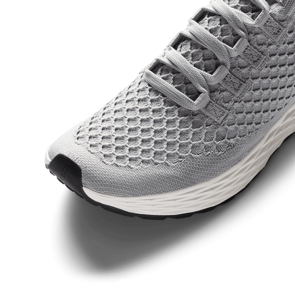Pewter Allday Knit Shoe Detail Angle.