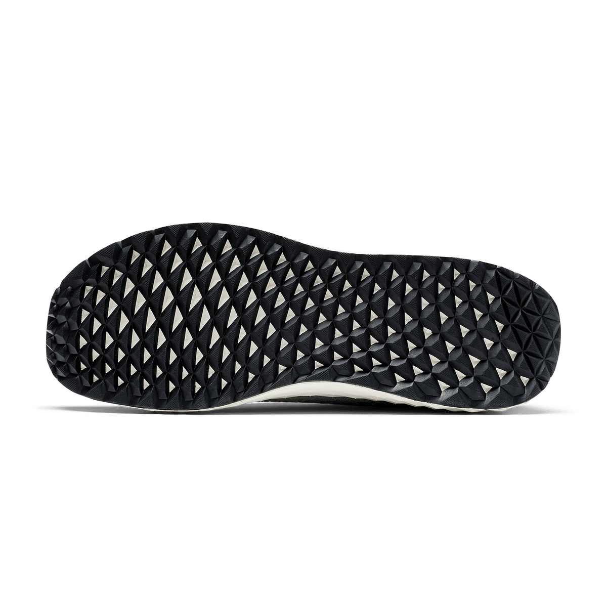 Pewter Allday Knit Shoe Bottom Angle.