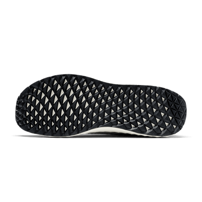 Pewter Allday Knit Shoe Bottom Angle.