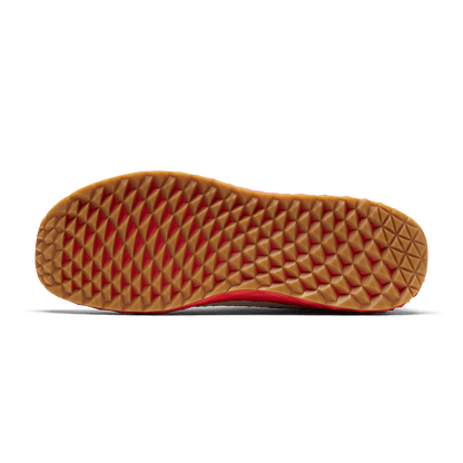 Classic White Punch Allday Knit Shoe Bottom Angle.