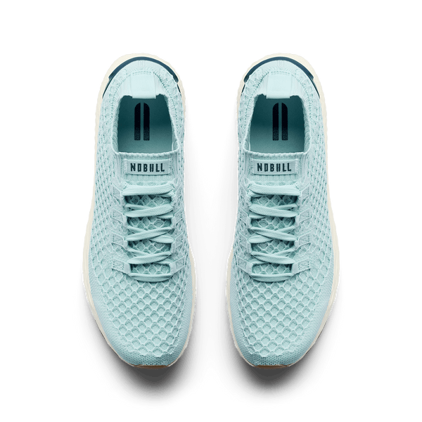 Blue Haze Midnight Allday Knit Shoe Overhead Angle.
