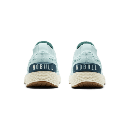 Blue Haze Midnight Allday Knit Shoe Back Angle.