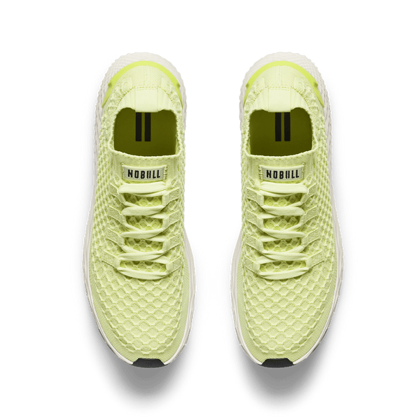 Pear Allday Knit Shoe Above Angle.