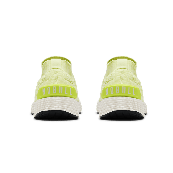 Pear Allday Knit Shoe Back Angle.