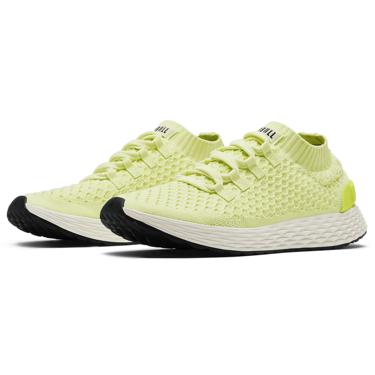Pear Allday Knit Shoe Quarter Angle.