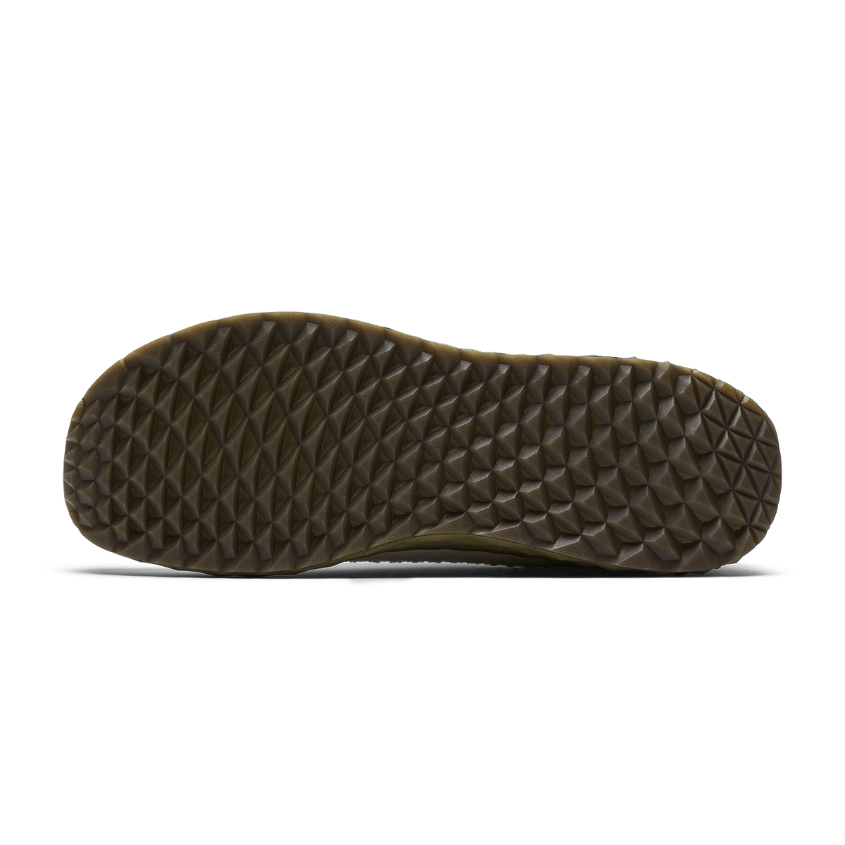Mineral White Olive Allday Knit Shoe Bottom Angle.