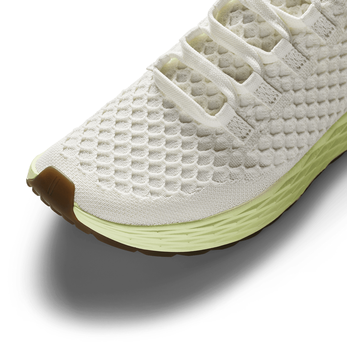 Classic White Pear Allday Knit Shoe Detail Angle.