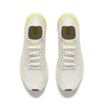 Classic White Pear Allday Knit Shoe Above Angle.