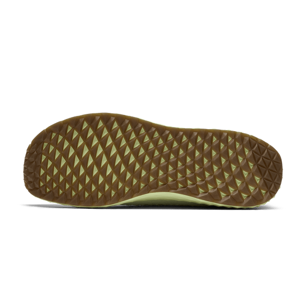 Classic White Pear Allday Knit Shoe Bottom Angle.