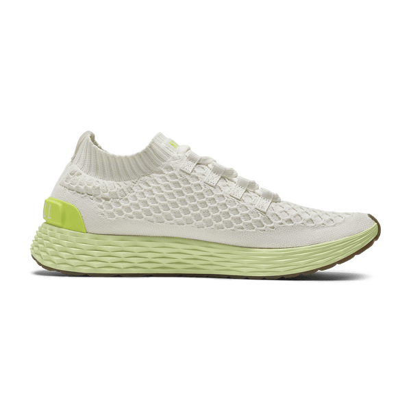 Classic White Pear Allday Knit Shoe Medial Angle.