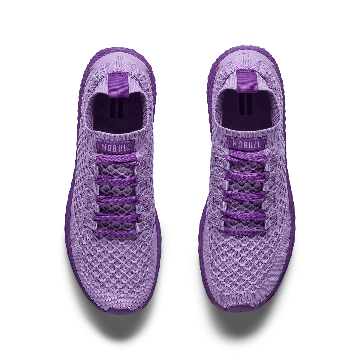 Purple Magic Allday Knit Shoe Overhead Angle.