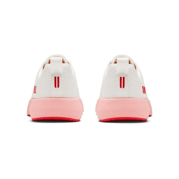White Classic Sunrise Drive 2 Shoe Back Angle.