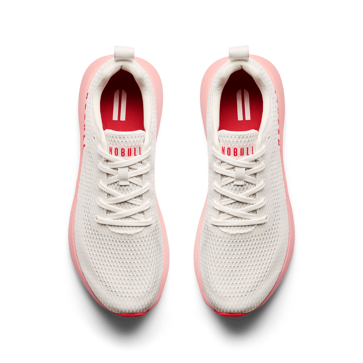 White Classic Sunrise Drive 2 Shoe Overhead Angle.