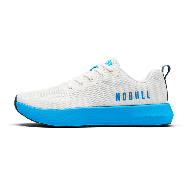 Classic White Urban Blue Drive 2 Shoe Side Angle.