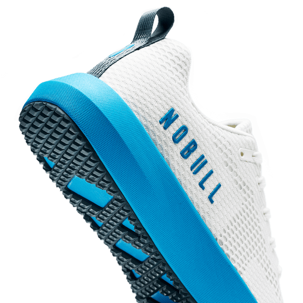 Classic White Urban Blue Drive 2 Shoe Detail Angle.