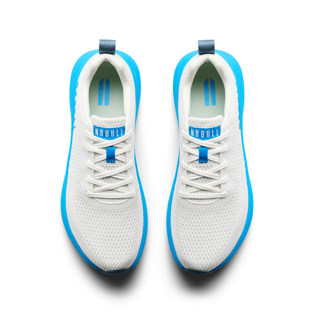Classic White Urban Blue Drive 2 Shoe Overhead Angle.