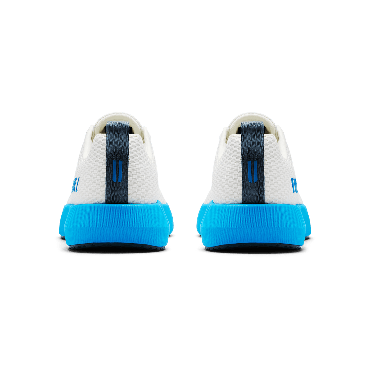 Classic White Urban Blue Drive 2 Shoe Back Angle.