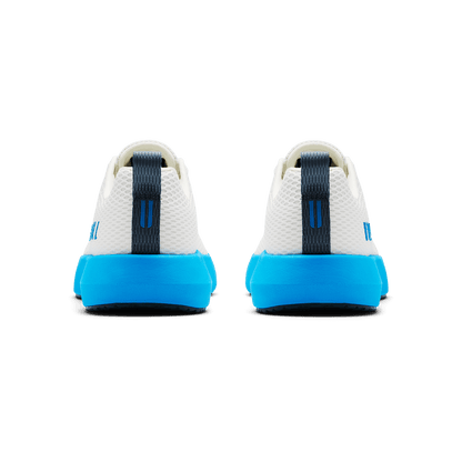 Classic White Urban Blue Drive 2 Shoe Back Angle.