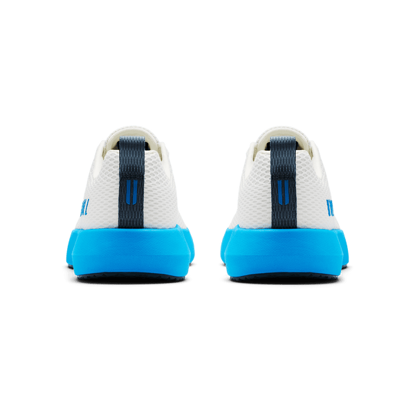 Classic White Urban Blue Drive 2 Shoe Back Angle.