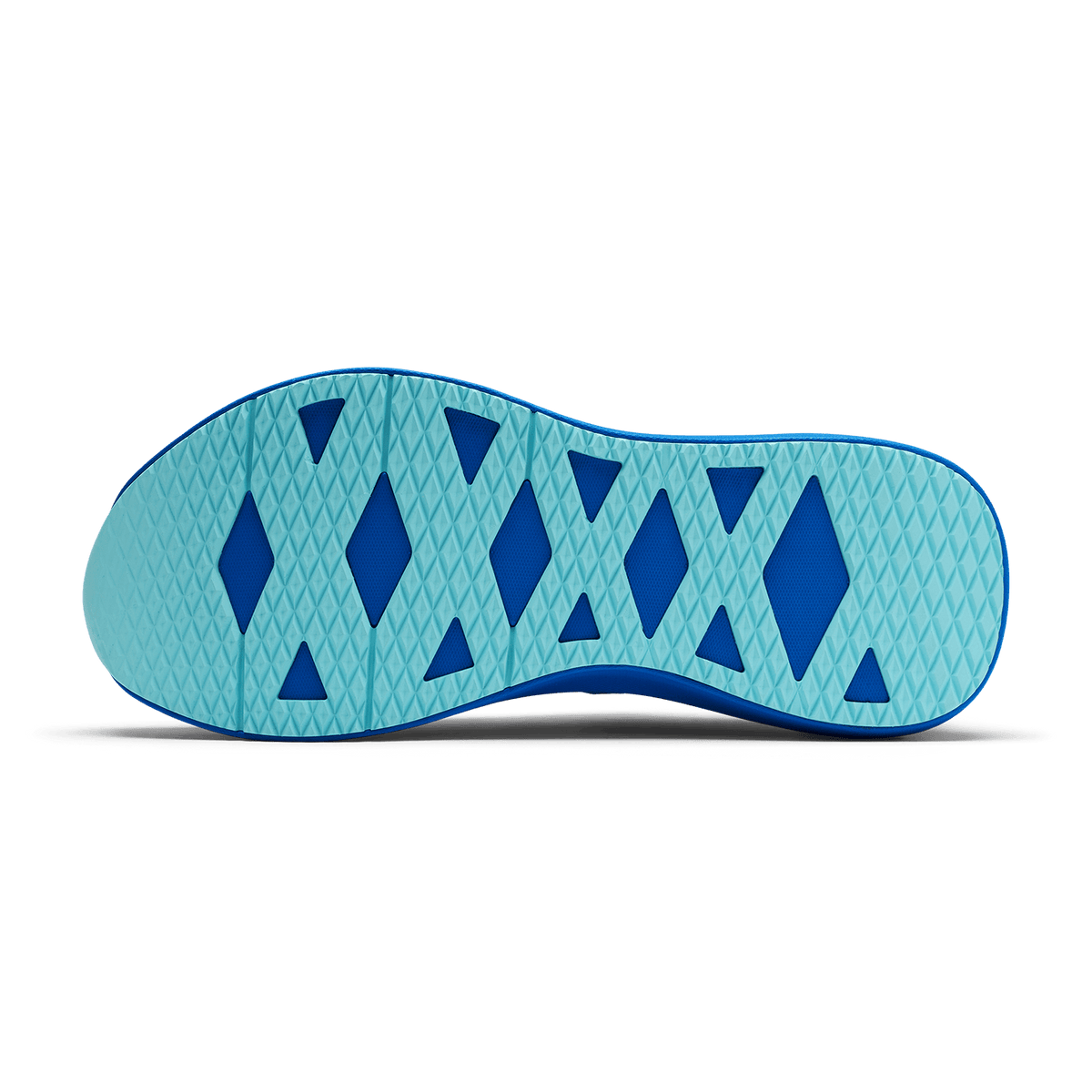 Electric Blue Reef Drive 2 Shoe Bottom Angle.