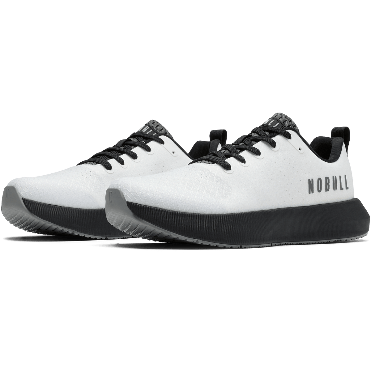 Classic White Jet Black Drive 2 Ripstop Front Side Angle.
