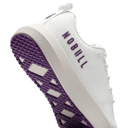 Classic White Purple Magic Drive 2 Ripstop Shoe Detail Angle.