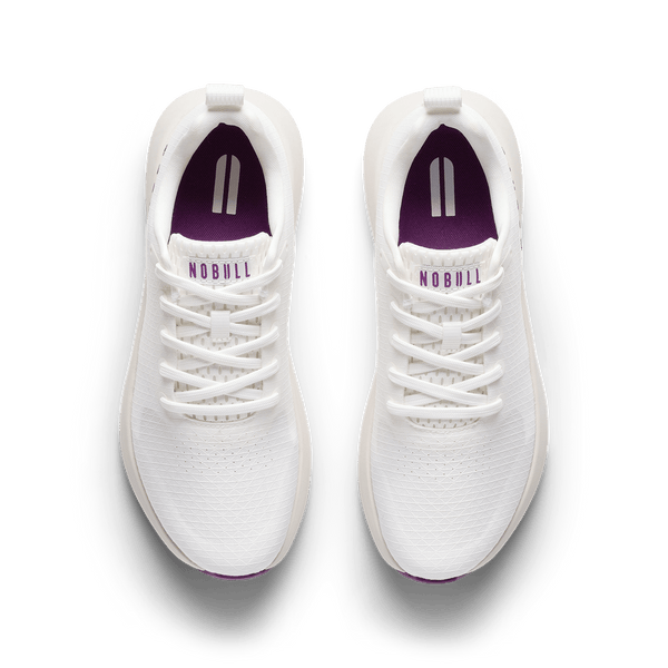 Classic White Purple Magic Drive 2 Ripstop Shoe Overhead Angle.