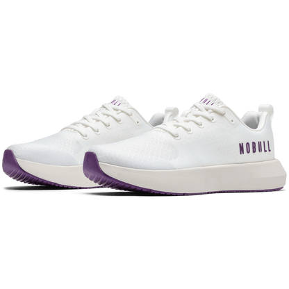 Classic White Purple Magic Drive 2 Ripstop Shoe Front Side Angle.