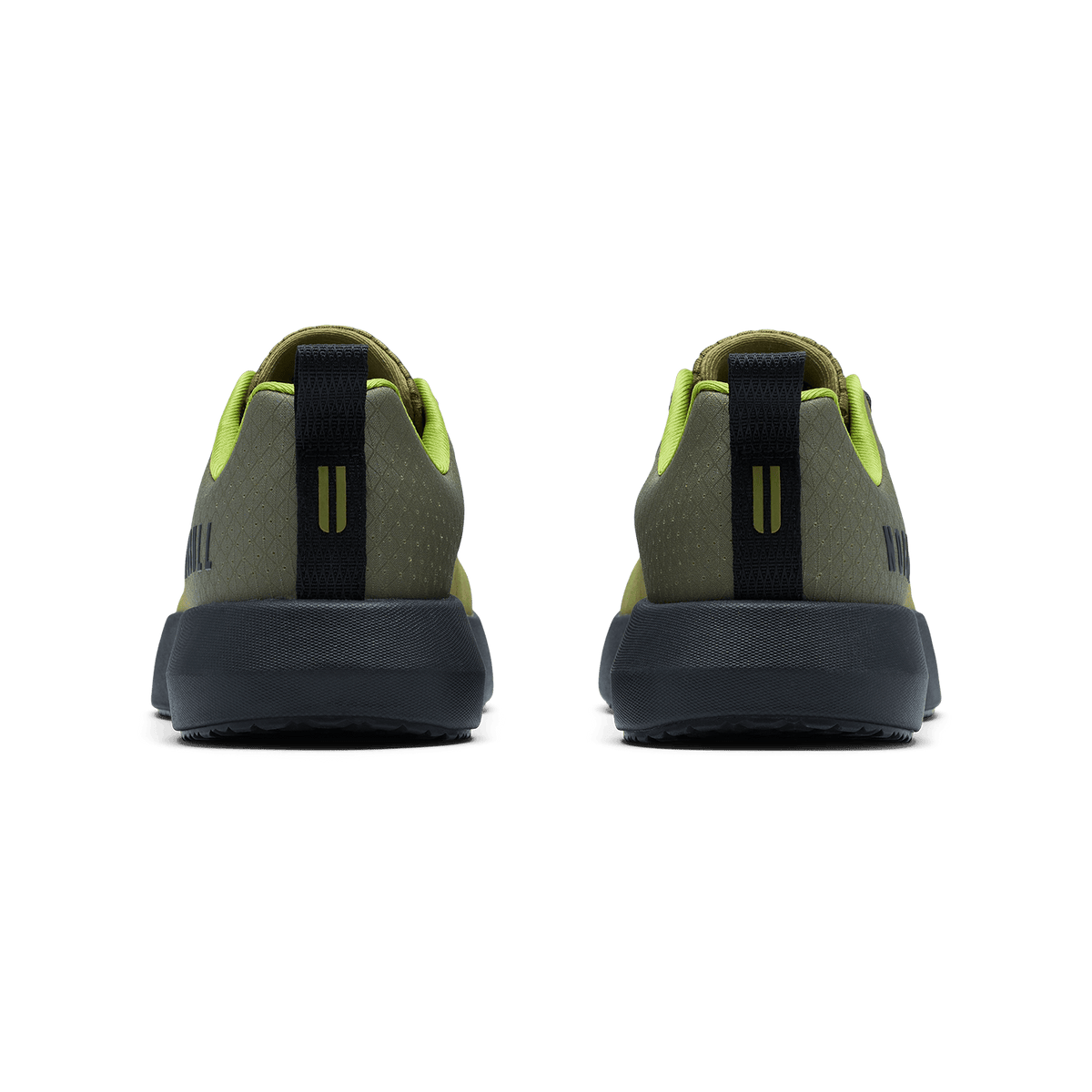 Lichen Green Jet Black Drive 2 Ripstop Shoe Back Angle.