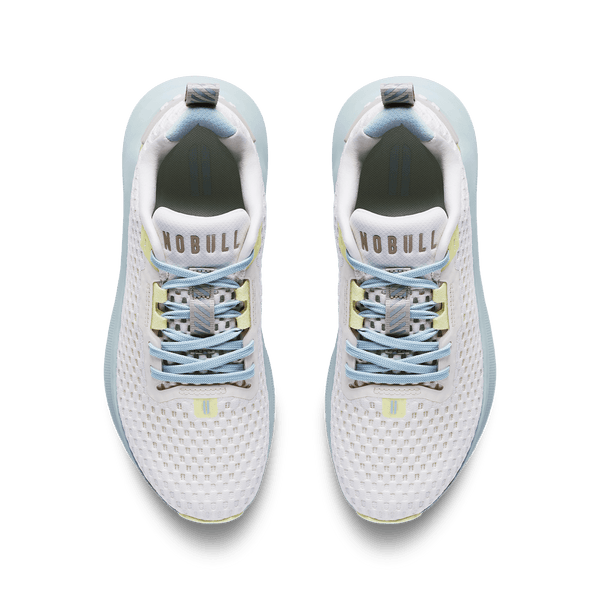 Mineral White Blue Haze Journey 2 Shoe Overhead Angle.