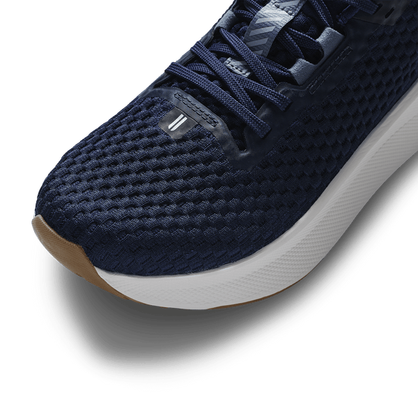 Night Navy Light Gray Journey 2 Shoe Detail Angle.