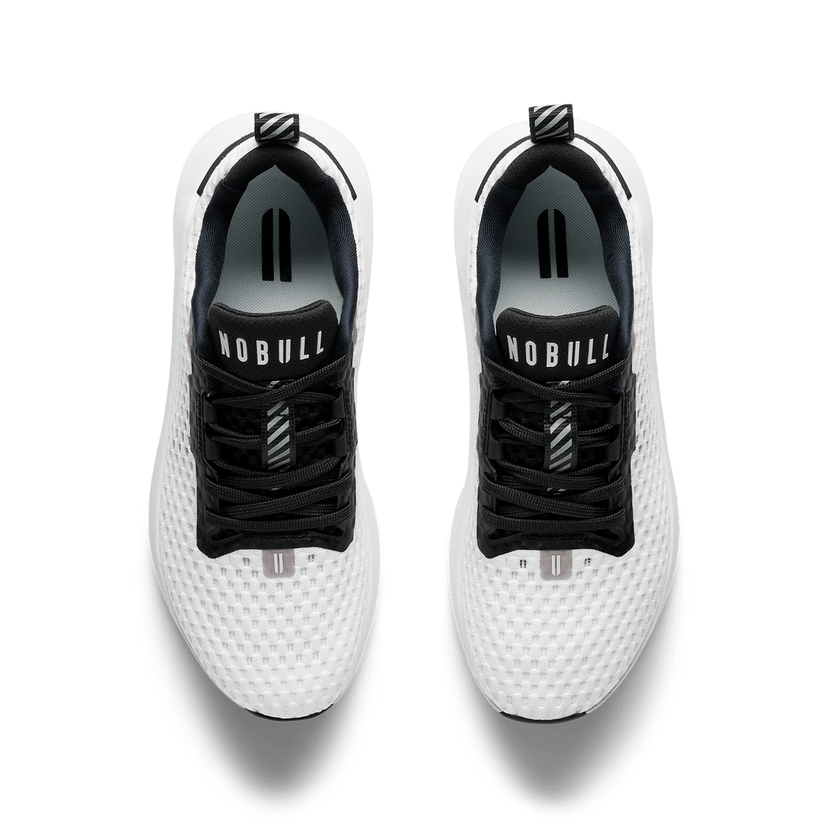 Classic White Jet Black Journey 2 Shoe Overhead Angle.