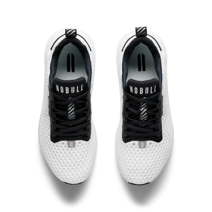 Classic White Jet Black Journey 2 Shoe Overhead Angle.