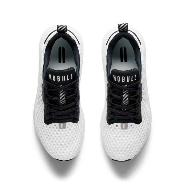 Classic White Jet Black Journey 2 Shoe Overhead Angle.