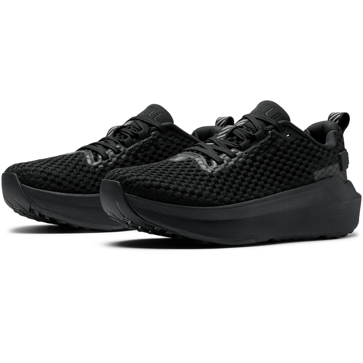 Triple Black Journey 2 Shoe Front Side Angle.