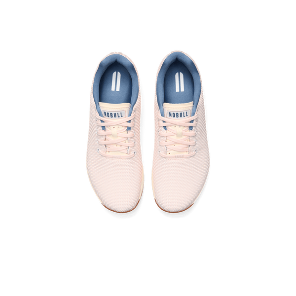 Pearl White Outwork Shoes Above Angle.